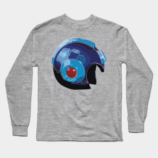 Megaman Helmet Original Artwork Long Sleeve T-Shirt